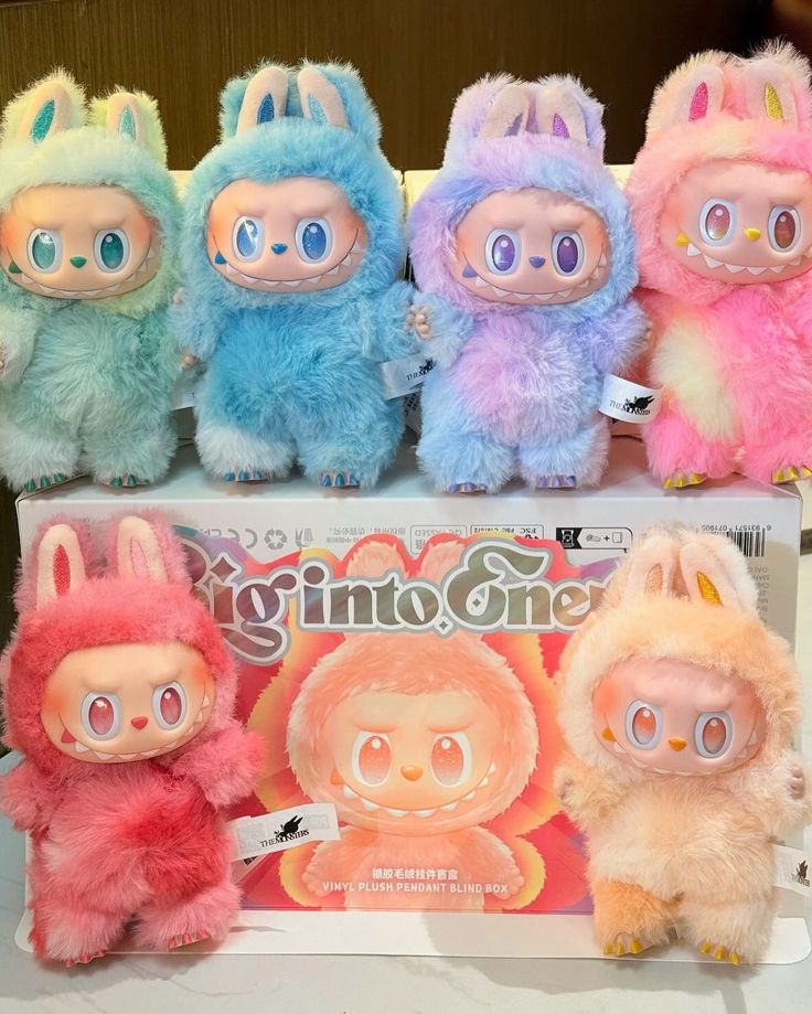 【LABUBU】Big into Energy ぬいぐるみ LOVE With Box-1 - Monsters Labubu 3.0 Vinyl Plush Doll Gift